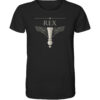 Schach - Rex - König - Unisex BIO T-Shirt 8 Vestis Unica - Latein zum Anziehen - front organic shirt 272727 1116x 2