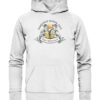 Habemus Wiesn - Zeit -- ERGO BIBAMUS - Hochwertiger Unisex BIO Hoodie 13 Vestis Unica - Latein zum Anziehen - front organic hoodie f8f8f8 1116x 3