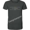 Römisches Datum mit Wunschsymbol - personalisierbar - Unisex BIO T-Shirt 23 Vestis Unica - Latein zum Anziehen - auswahl1 herz w