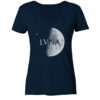 LUNA MOND LVNA - Damen V-Neck BIO T-Shirt 5 Vestis Unica - Latein zum Anziehen - front ladies organic v neck shirt 0e2035 1116x 1