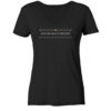 BOS DE GLACIE DUCERE - Damen V-Neck BIO T-Shirt 6 Vestis Unica - Latein zum Anziehen - front ladies organic v neck shirt 272727 1116x 8