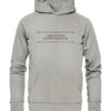 TEMPUS IPSUM AFFERT CONSILIUM - Hochwertiger Unisex BIO Hoodie 11 Vestis Unica - Latein zum Anziehen - front organic hoodie c2c1c0 1116x 3
