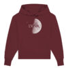 LUNA MOND LVNA - Unisex Oversize BIO Hoodie 5 Vestis Unica - Latein zum Anziehen - front organic oversize hoodie 672b34 1116x 1