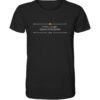POTIUS SERO, QUAM NUMQUAM - Unisex BIO T-Shirt 10 Vestis Unica - Latein zum Anziehen - front organic shirt 272727 1116x 13