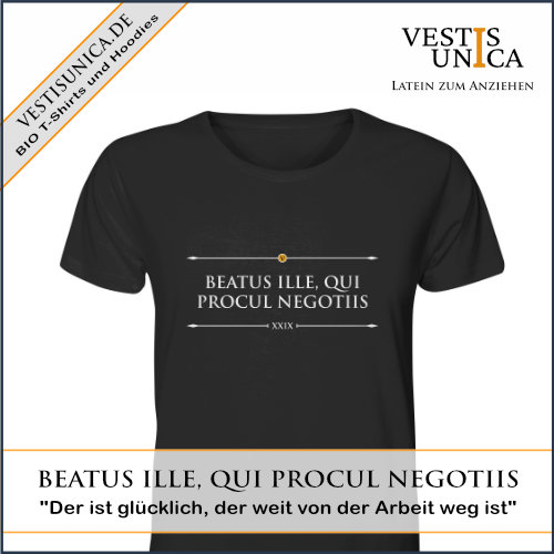 Top 10 der beliebtesten Motive 5 Vestis Unica - Latein zum Anziehen - ad beatusille2 500