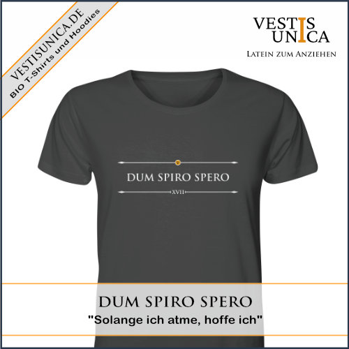Top 10 der beliebtesten Motive 4 Vestis Unica - Latein zum Anziehen - ad dumspirospero 500