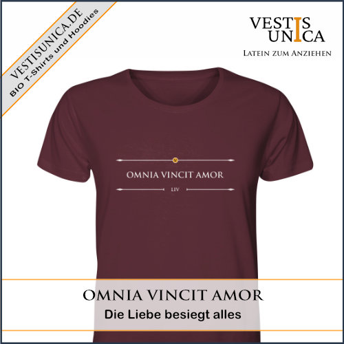 Vestis Unica - Latein zum Anziehen - ad omniavincitamor 500