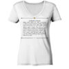 LOREM IPSUM TEXTAUSZUG - Damen V-Neck BIO T-Shirt 9 Vestis Unica - Latein zum Anziehen - front ladies organic v neck shirt f8f8f8 1116x 25