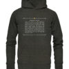 LOREM IPSUM TEXTAUSZUG - Hochwertiger Unisex BIO Hoodie 9 Vestis Unica - Latein zum Anziehen - front organic hoodie 1b1c1a 1116x 25