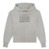 LOREM IPSUM TEXTAUSZUG - Unisex Oversize BIO Hoodie 10 Vestis Unica - Latein zum Anziehen - front organic oversize hoodie c2c1c0 1116x 25