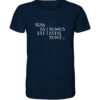 SUM EST ES SUMUS ESTIS SUNT - Unisex BIO T-Shirt 12 Vestis Unica - Latein zum Anziehen - front organic shirt 0e2035 1116x 2