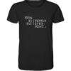 SUM EST ES SUMUS ESTIS SUNT - Unisex BIO T-Shirt 10 Vestis Unica - Latein zum Anziehen - front organic shirt 272727 1116x 2