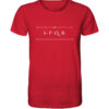 SPQR SENATUS POPULUSQUE ROMANUS - Unisex BIO T-Shirt 14 Vestis Unica - Latein zum Anziehen - front organic shirt cb1f34 1116x 23