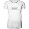 DUOBUS LITIGANTIBUS TERTIUS GAUDET - Wenn zwei sich streiten, freut sich der Dritte - Latein - Unisex BIO T-Shirt 17 Vestis Unica - Latein zum Anziehen - front organic shirt f8f8f8 1116x 11