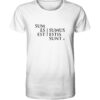 SUM EST ES SUMUS ESTIS SUNT - Unisex BIO T-Shirt 17 Vestis Unica - Latein zum Anziehen - front organic shirt f8f8f8 1116x 2