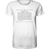 LOREM IPSUM TEXTAUSZUG - Unisex BIO T-Shirt 17 Vestis Unica - Latein zum Anziehen - front organic shirt f8f8f8 1116x 24