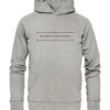 Neuer Tag, neues Glück auf Latein - Hochwertiger Unisex BIO Hoodie 11 Vestis Unica - Latein zum Anziehen - front organic hoodie c2c1c0 1116x 6