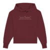 Neuer Tag, neues Glück auf Latein - Unisex Oversize BIO Hoodie 7 Vestis Unica - Latein zum Anziehen - front organic oversize hoodie 672b34 1116x 6