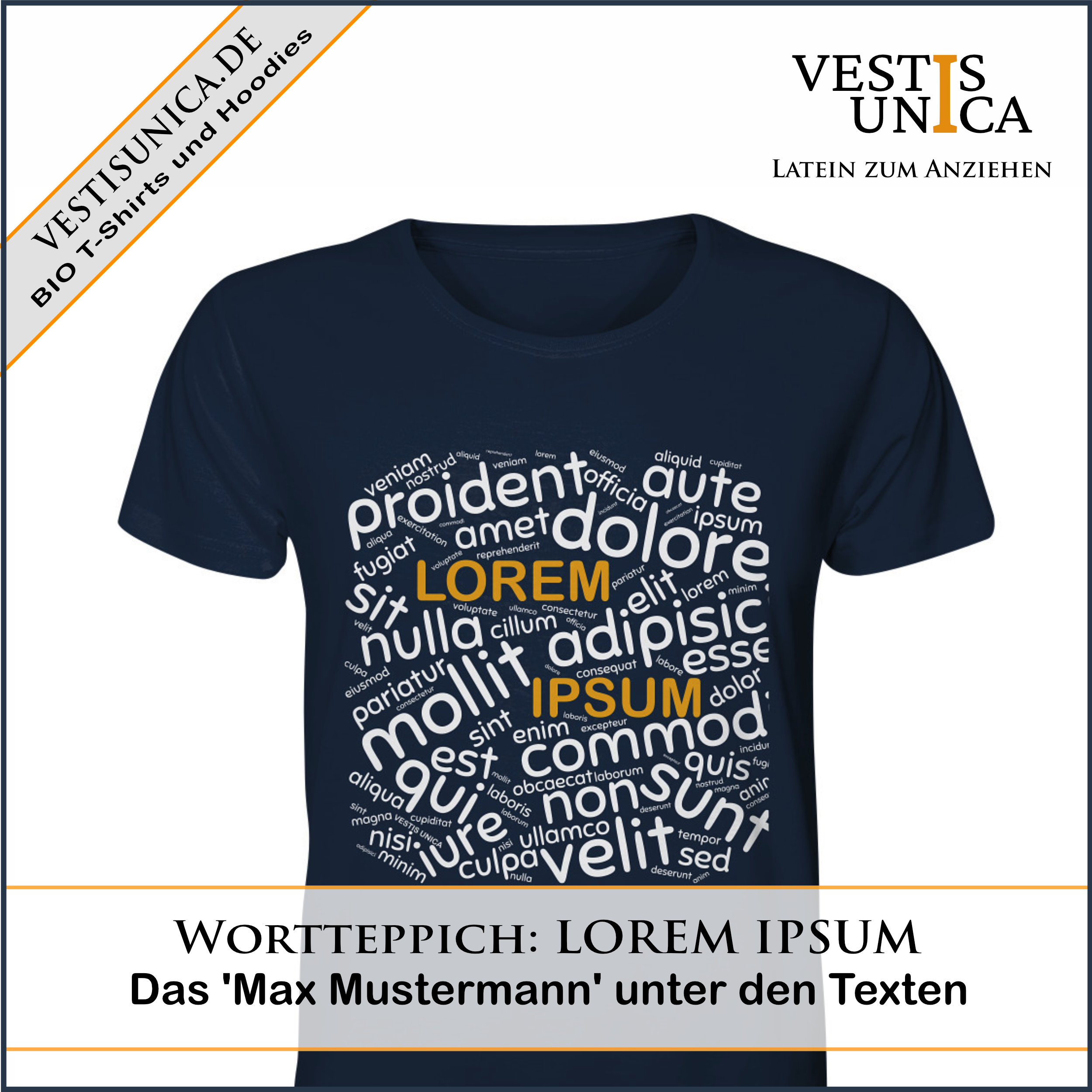 lorem ipsum Wortteppich