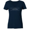 AN EGO TOTIENS DE EADEM RE AUDIAM? - Damen V-Neck BIO T-Shirt 8 Vestis Unica - Latein zum Anziehen - front ladies organic v neck shirt 0e2035 1116x 21