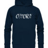 O TEMPORA O MORES - Grafik - Hochwertiger Unisex BIO Hoodie 10 Vestis Unica - Latein zum Anziehen - front organic hoodie 0e2035 1116x 5
