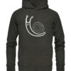 FESTINA LENTE - Eile mit Weile - Hochwertiger Unisex BIO Hoodie 9 Vestis Unica - Latein zum Anziehen - front organic hoodie 1b1c1a 1116x 8