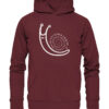 FESTINA LENTE - Eile mit Weile - Hochwertiger Unisex BIO Hoodie 8 Vestis Unica - Latein zum Anziehen - front organic hoodie 672b34 1116x 8