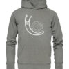 FESTINA LENTE - Eile mit Weile - Hochwertiger Unisex BIO Hoodie 12 Vestis Unica - Latein zum Anziehen - front organic hoodie 818381 1116x 8