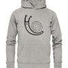 FESTINA LENTE - Eile mit Weile - Hochwertiger Unisex BIO Hoodie 11 Vestis Unica - Latein zum Anziehen - front organic hoodie c2c1c0 1116x 8