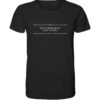 MENTE ATQUE SENSU ABSENTISSIMUS - Unisex BIO T-Shirt 10 Vestis Unica - Latein zum Anziehen - front organic shirt 272727 1116x 11