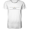 TACETE! Schweigt! Latein - Unisex BIO T-Shirt 17 Vestis Unica - Latein zum Anziehen - front organic shirt f8f8f8 1116x 1