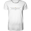 QUI AUDET ADIPISCITUR - Unisex BIO T-Shirt 17 Vestis Unica - Latein zum Anziehen - front organic shirt f8f8f8 1116x 10