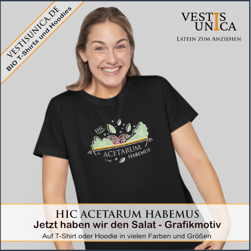 Jetzt haben wir den Salat Grafikmotiv