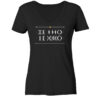 TE AMO - Versteckte Botschaft - Faltmotiv - Damen V-Neck BIO T-Shirt 9 Vestis Unica - Latein zum Anziehen - front ladies organic v neck shirt 272727 1116x 12