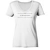 TU MIHI SOLA PLACES - Damen V-Neck BIO T-Shirt 7 Vestis Unica - Latein zum Anziehen - front ladies organic v neck shirt f8f8f8 1116x
