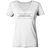 NON QUIA DIFFICILIA SUNT NON AUDEMUS - Damen V-Neck BIO T-Shirt 7 Vestis Unica - Latein zum Anziehen - front ladies organic v neck shirt f8f8f8 1116x 13