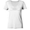 TOTA ERRAS VIA - Du bist auf dem Holzweg - Damen V-Neck BIO T-Shirt 7 Vestis Unica - Latein zum Anziehen - front ladies organic v neck shirt f8f8f8 1116x 18