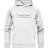 Ich schaue in die Röhre - Latein - Hochwertiger Unisex BIO Hoodie 13 Vestis Unica - Latein zum Anziehen - front organic hoodie f8f8f8 1116x 2