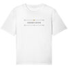 CONTENTI ESTOTE - Seid zufrieden - Unisex Relaxed BIO T-Shirt 7 Vestis Unica - Latein zum Anziehen - front organic relaxed shirt f8f8f8 1116x 17