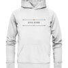 SI VIS, POTES! - Hochwertiger Unisex BIO Hoodie 13 Vestis Unica - Latein zum Anziehen - front organic hoodie f8f8f8 1116x 8