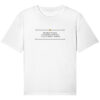 IN LACTE INTOLERANTIA - Unisex Relaxed BIO T-Shirt 7 Vestis Unica - Latein zum Anziehen - front organic relaxed shirt f8f8f8 1116x 1