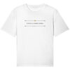 PULVIS ET UMBRA SUMUS - Unisex Relaxed BIO T-Shirt 7 Vestis Unica - Latein zum Anziehen - front organic relaxed shirt f8f8f8 1116x 5