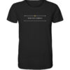VENI VIDI CORREXI - Unisex BIO T-Shirt 10 Vestis Unica - Latein zum Anziehen - front organic shirt 272727 1116x 2