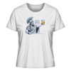 ERGO BIBAMUS - Römer mit Bier - Damen Bio T-Shirt 23 Vestis Unica - Latein zum Anziehen - front ladies organic shirt f8f8f8 1116x 6