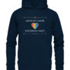 AMOR EST AMOR - DIVERSITAS VALET - Hochwertiger Unisex Bio Hoodie 14 Vestis Unica - Latein zum Anziehen - front organic hoodie 0e2035 1116x 1