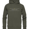 AMOR EST AMOR - LGBTQ - Hochwertiger Unisex Bio Hoodie 19 Vestis Unica - Latein zum Anziehen - front organic hoodie 545348 1116x 2