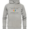 AMOR EST AMOR - DIVERSITAS VALET - Hochwertiger Unisex Bio Hoodie 16 Vestis Unica - Latein zum Anziehen - front organic hoodie c2c1c0 1116x 1