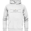 SAPERE AUDE - HORAZ - Hochwertiger Unisex Bio Hoodie 13 Vestis Unica - Latein zum Anziehen - front organic hoodie f8f8f8 1116x