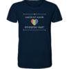 AMOR EST AMOR - DIVERSITAS VALET - Unisex Bio T-Shirt 18 Vestis Unica - Latein zum Anziehen - front organic shirt 0e2035 1116x 1