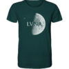 LUNA MOND LVNA - Unisex Bio T-Shirt 12 Vestis Unica - Latein zum Anziehen - front organic shirt 1a3d3e 1116x 2
